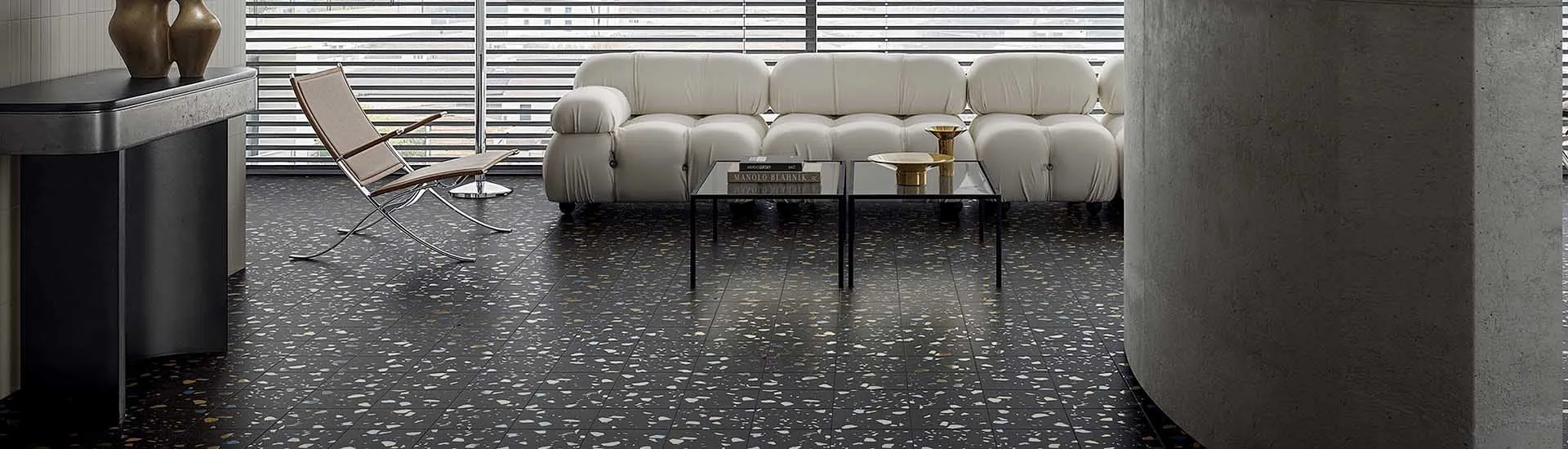 Керамогранит Cir Serenissima Forever Color Terrazzo Black