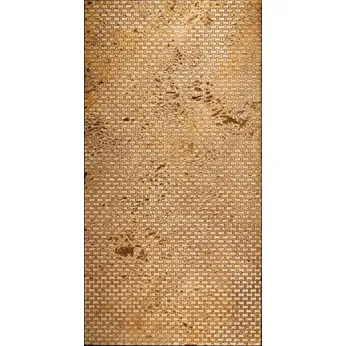 Мрамор Petra Antiqua Lacche 2 PLOT  Fondo Travertino - Decoro Oro 30,5 x 60