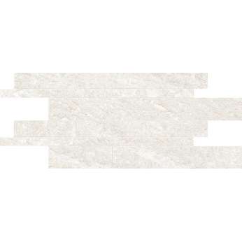 Керамогранит Ergon by Emil Group Oros Stone White Mosaico Listelli Sfalsati