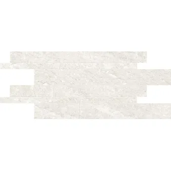 Керамогранит Ergon by Emil Group Oros Stone White Mosaico Listelli Sfalsati