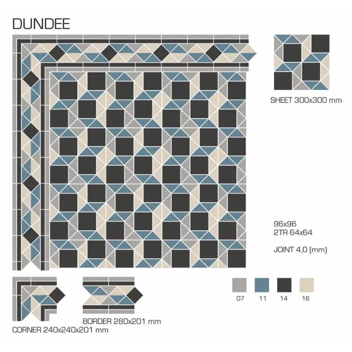 Керамогранит TopCer Victorian Designs Dundee