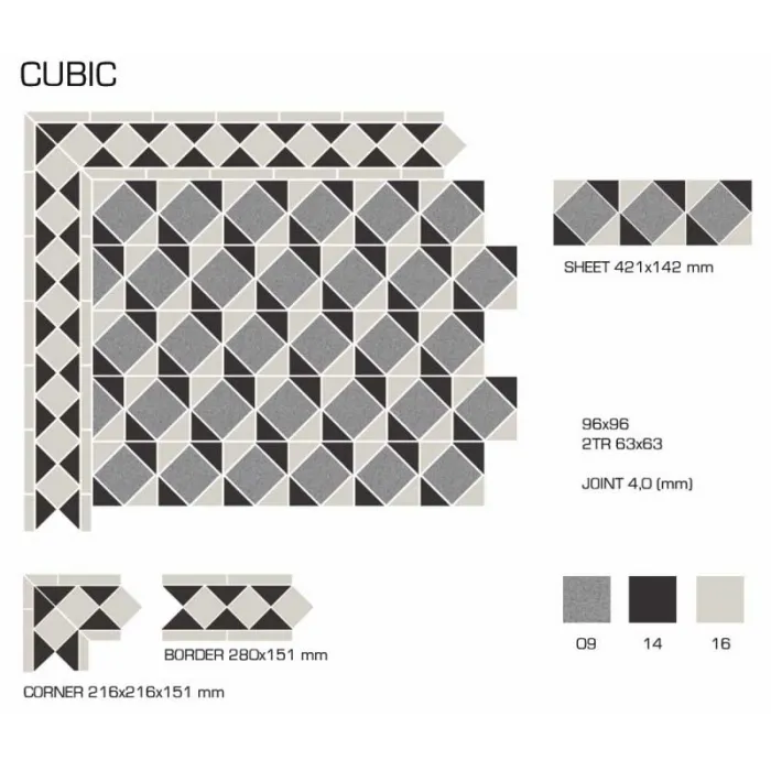 Керамогранит TopCer Victorian Designs Cubic