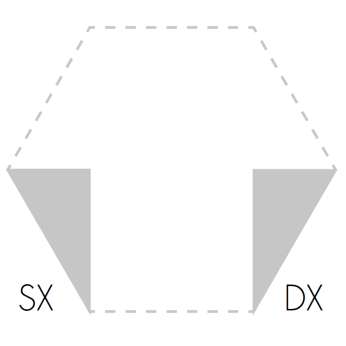 Керамогранит EtruriaDesign Hex (Хекс) Triangolo SX/DX