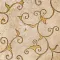DAMASCO 2 Fondo Travertino Chiaro - Decoro Oro 30,5 x 30,5