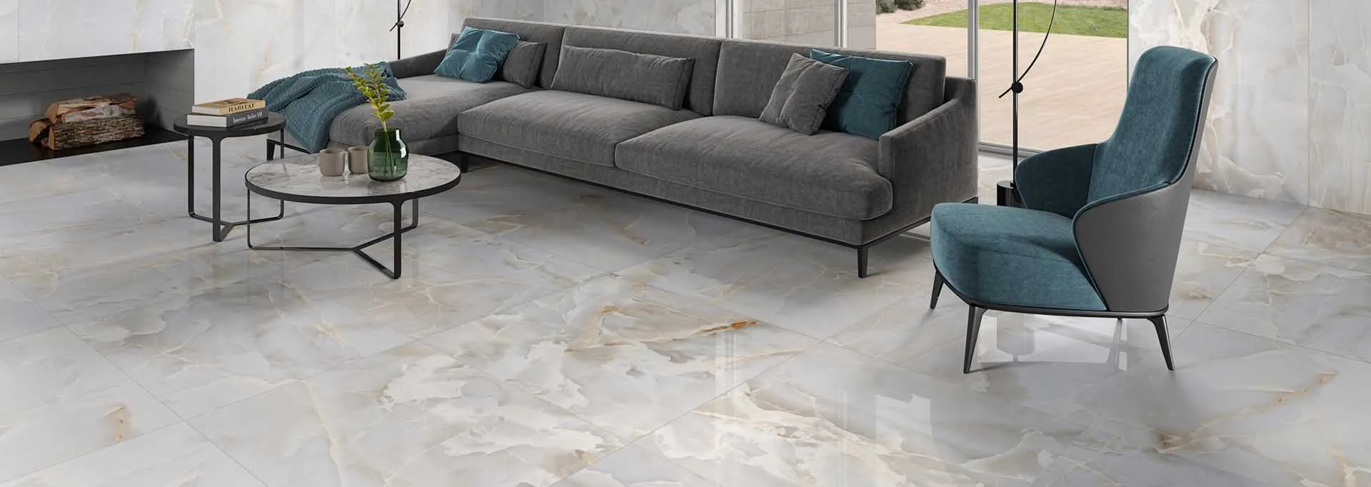 Керамогранит Saime Shine Azzurro