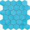 Mosaico Esagona Turchese Abbamar