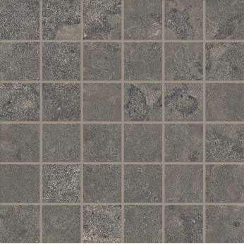 Керамогранит Ergon by Emil Group Portland Stone Cross Cut Anthracite Mosaico 5x5