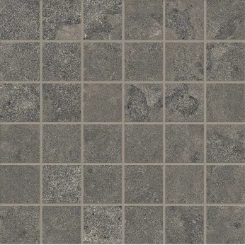Керамогранит Ergon by Emil Group Portland Stone Cross Cut Anthracite Mosaico 5x5