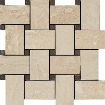 Керамогранит Cir Serenissima Gemme Mosaico Basket Breccia Diano/Fossena