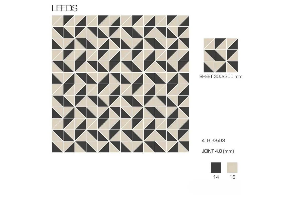 Керамогранит TopCer Victorian Designs Leeds