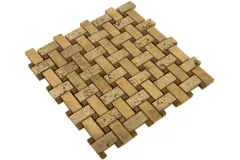 Мрамор Petra Antiqua Mosaici/Mosaics Mosaico 2.5Х5 Su Rete Basket Velluto Patch 10 Trav.chiaro