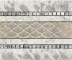 braid 2 carrara silver 25,5 x 30,5 CM
