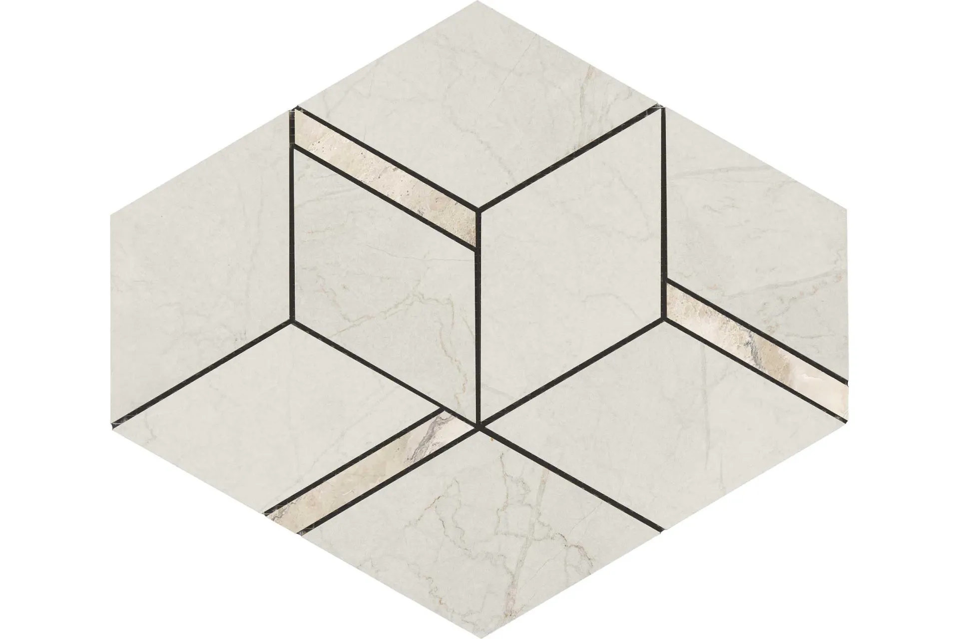 Керамогранит La Fabbrica Bolgheri Stone Rombo White