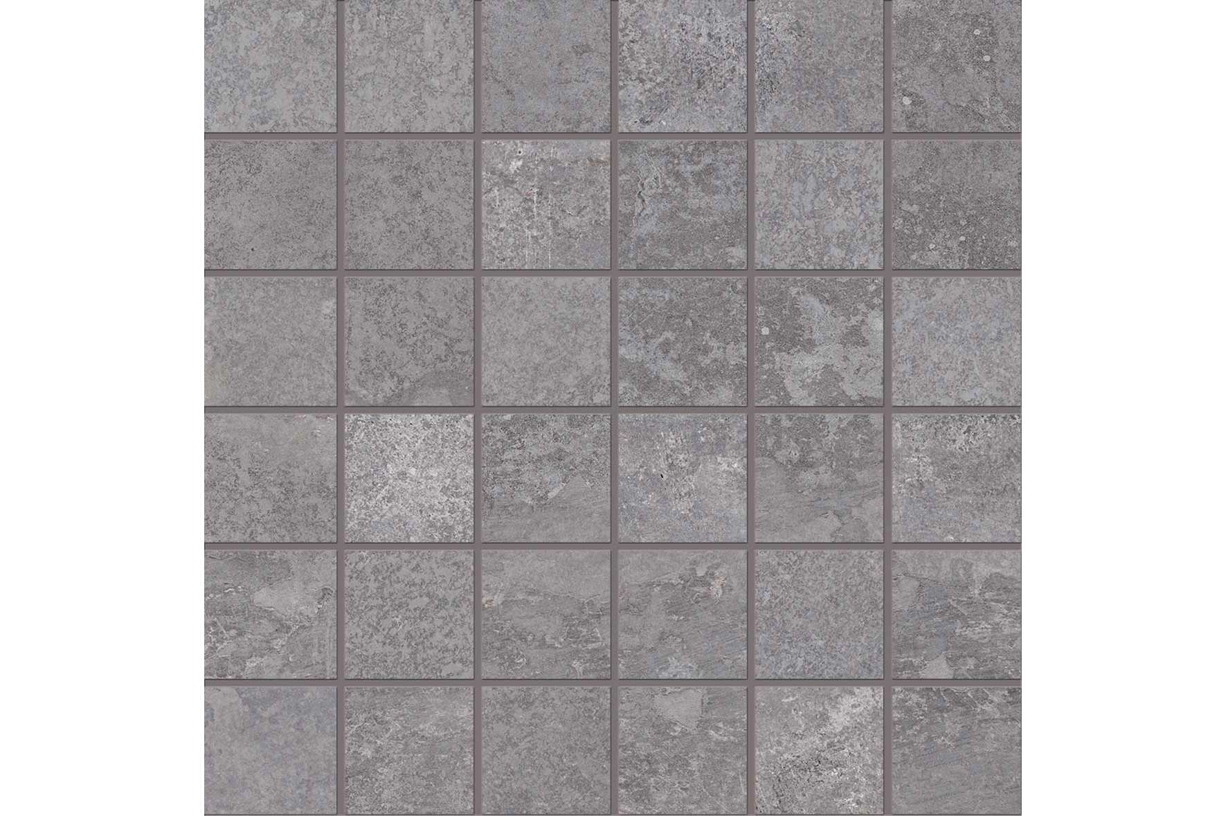 Керамогранит Viva Made by Emil Group Heritage Grey Mosaico 5X5