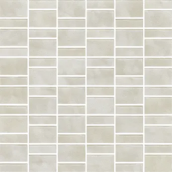 Керамогранит Settecento Nordic Stone Stagioni Musiva Grigio Argento 3x4.5/1.5x4.5 Su Rete