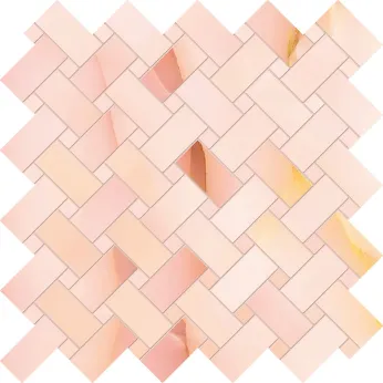 Керамогранит Emil Ceramica Tele di Marmo Pure Onyx Onyx Malva Mosaico Intrecci