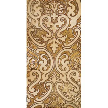 Мрамор Petra Antiqua Lacche 1 SHIRAZ 1 Fondo Oro - Decoro Travertino Chiaro 30,5 x 60