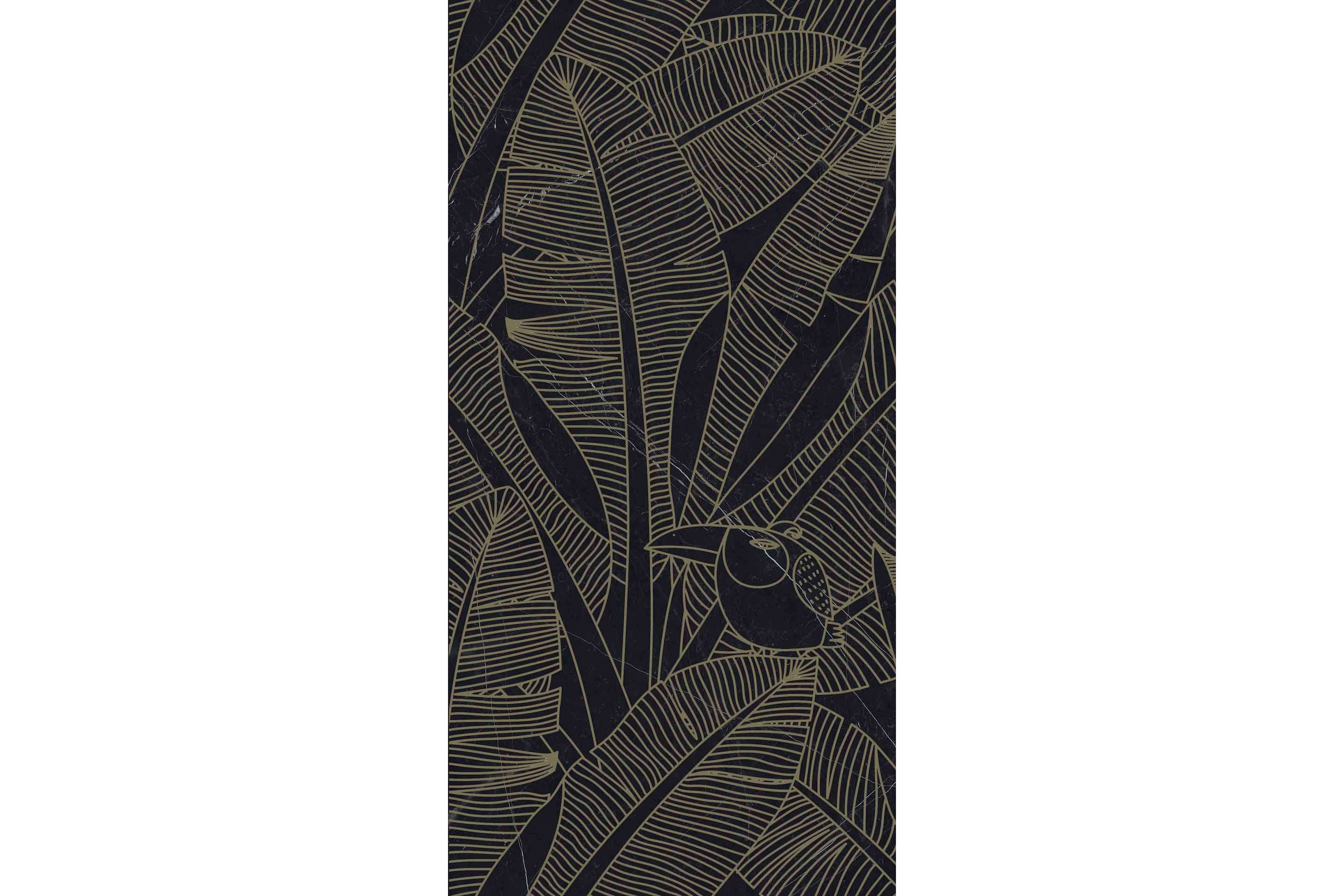 Керамогранит MaxFine by Iris FMG Design Your Slabs Toucans Forest Black Gold