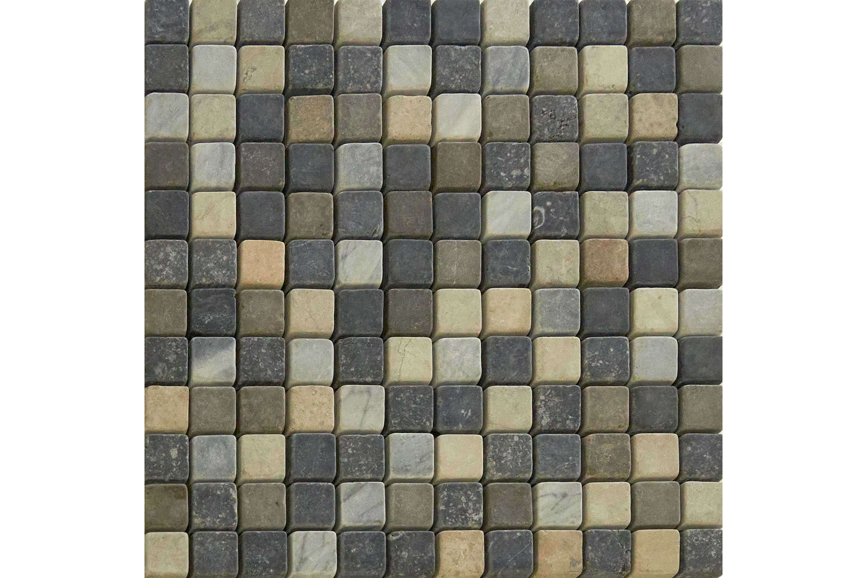 Мрамор Petra Antiqua Mosaici/Mosaics Mosaico 2.5X2.5 Su Rete Smoke/Londong/N.marg/Makr/Blu/Jura/Bard