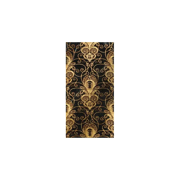 Мрамор Petra Antiqua Evolution 2 hibiscus 2 nero marquinia gold 30,5 x 60 CM