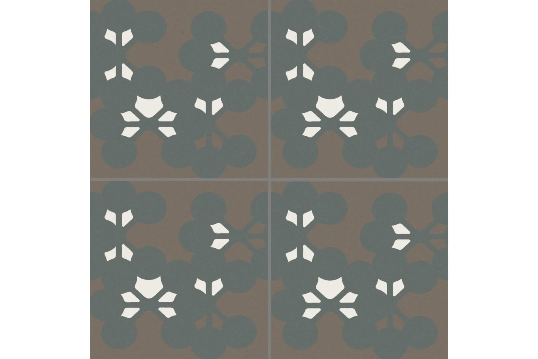 Керамогранит Mutina Azulej Flores Nero