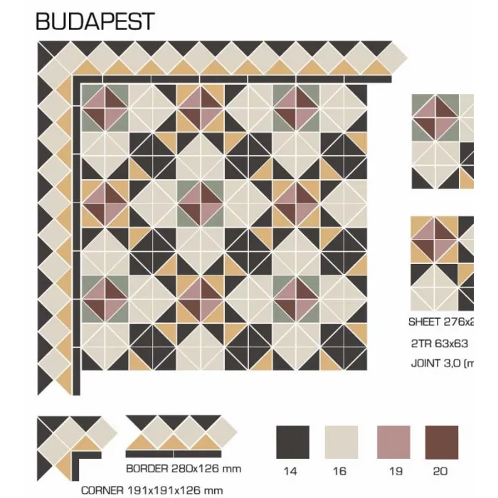 Керамогранит TopCer Victorian Designs Budapest
