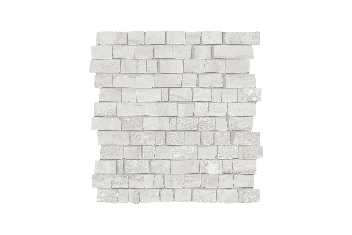 Керамогранит Provenza by Emil Group Unique Travertine Mosaico Mini Block Vein Cut Silver