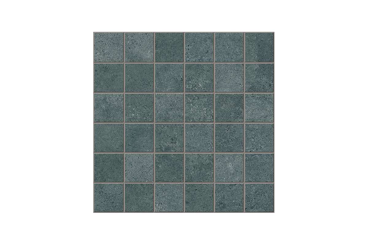 Керамогранит Provenza by Emil Group Re-Play Concrete Mosaico Recupero 5X5 Verdigris