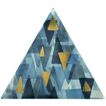 Керамогранит Petracers Triangolo (Трианголо) Azzurro Oro