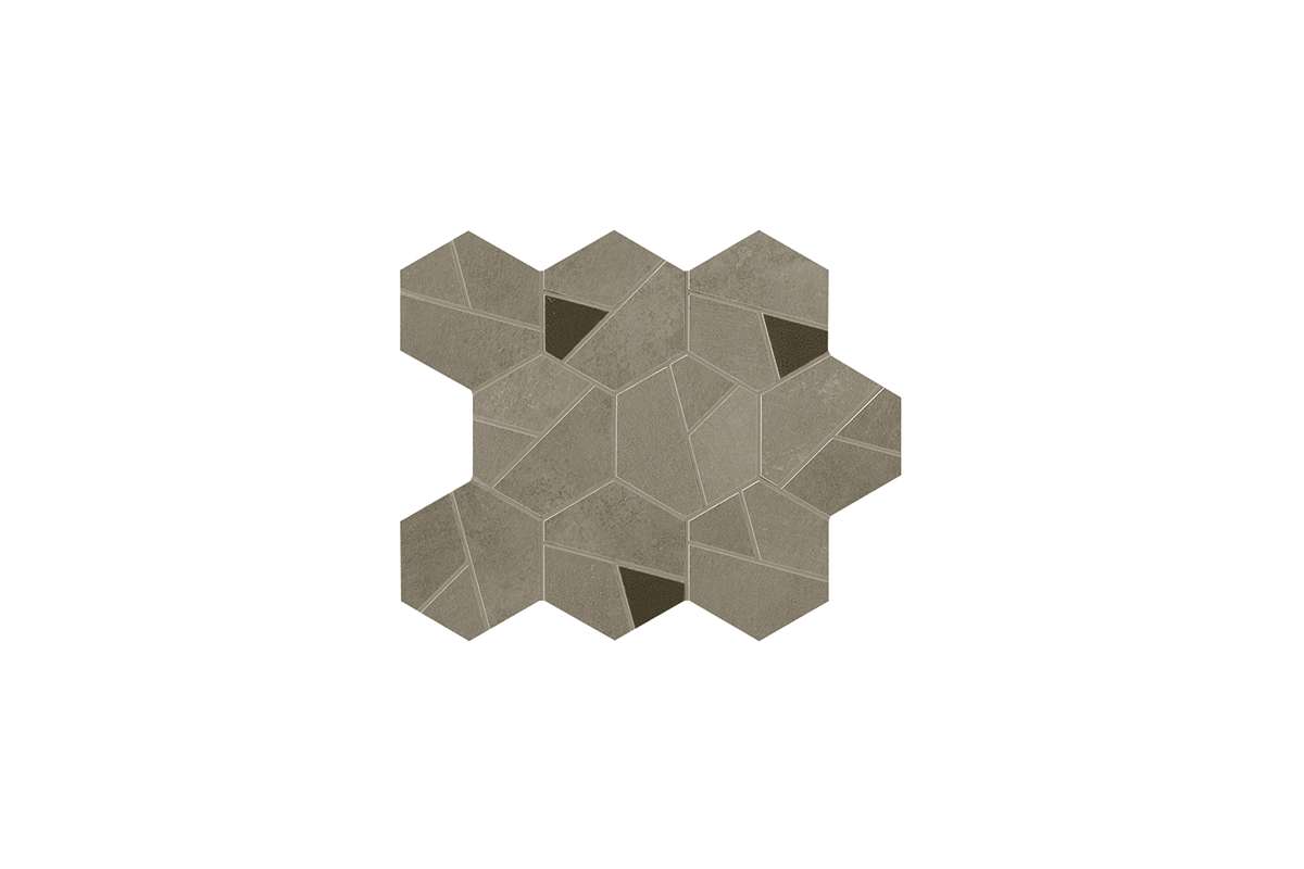 Керамогранит Atlas Concorde Boost Pro Taupe Mosaico Hex Coffee