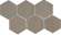 Mat Sandal Dec Blu Mix 6 Esagona