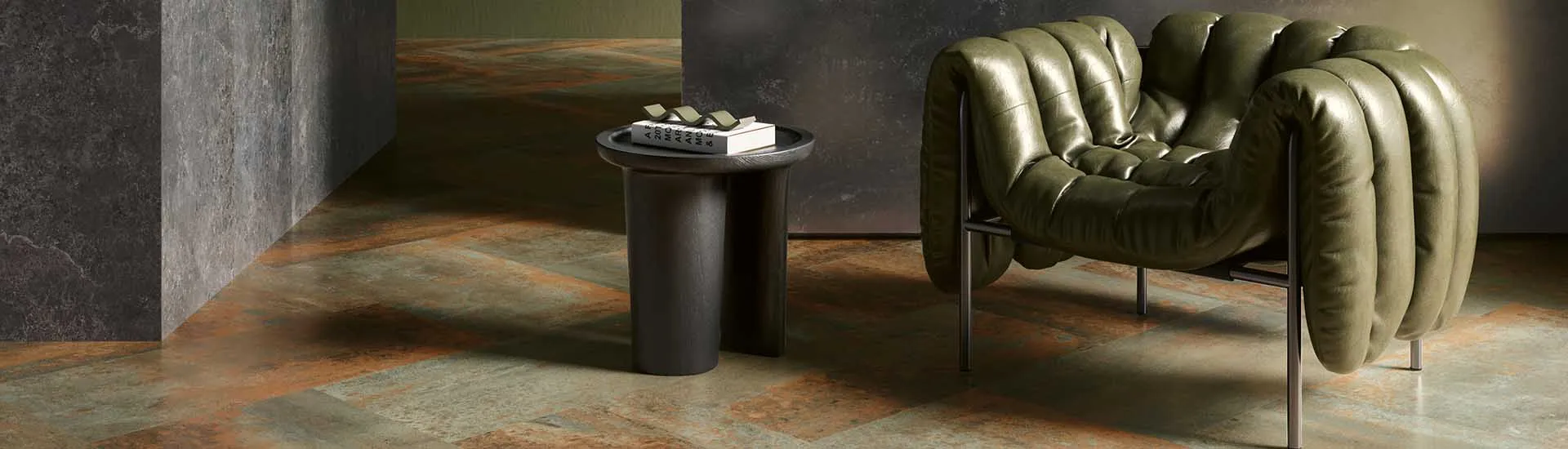 Керамогранит Cir Serenissima Costruire Metallo Verde