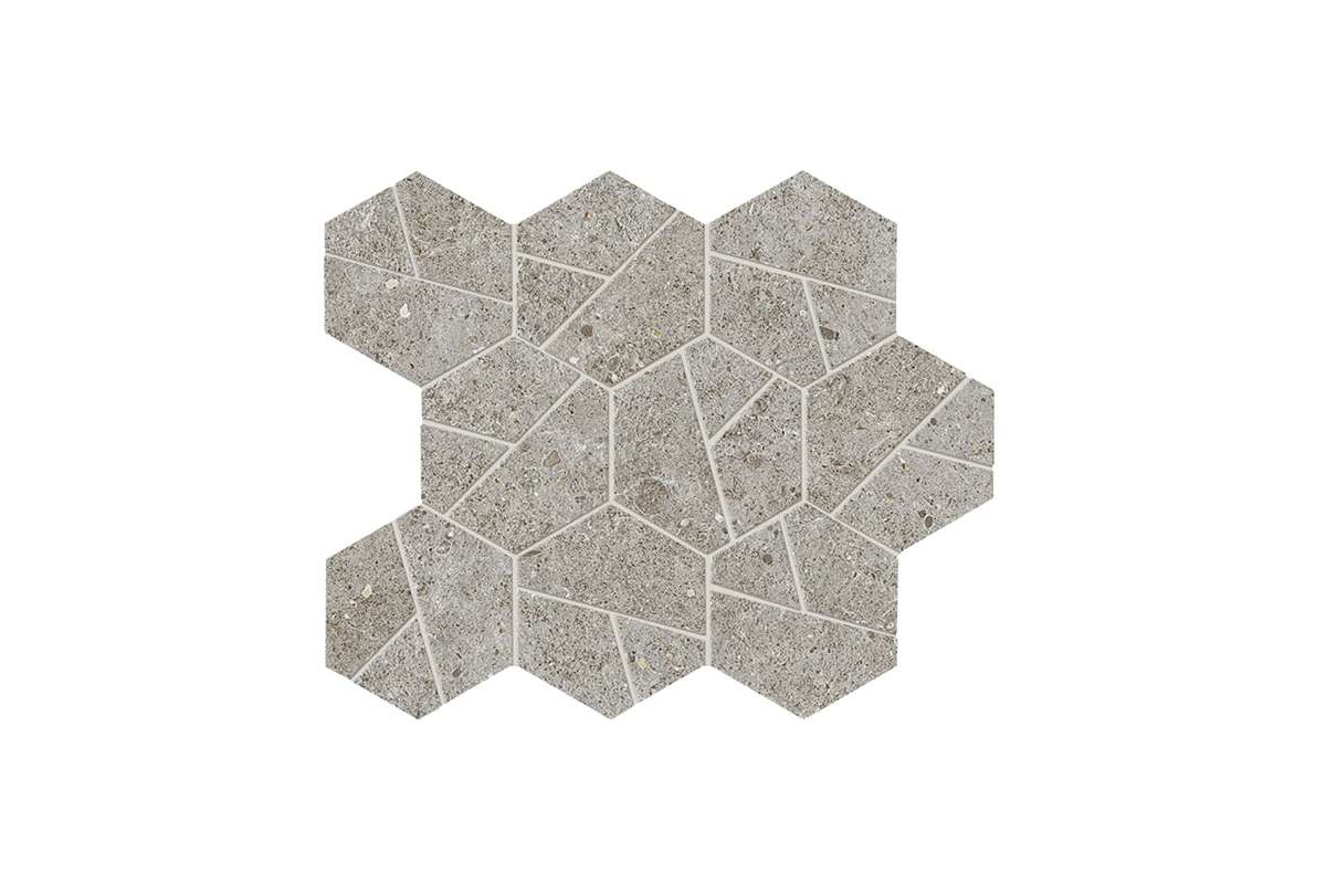 Керамогранит Atlas Concorde Boost Stone Grey Mosaico Hex