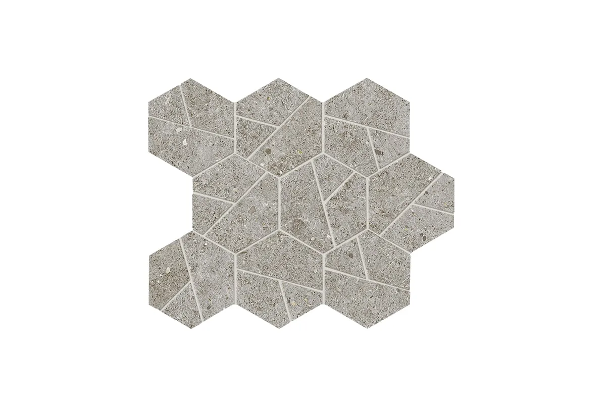 Керамогранит Atlas Concorde Boost Stone Grey Mosaico Hex