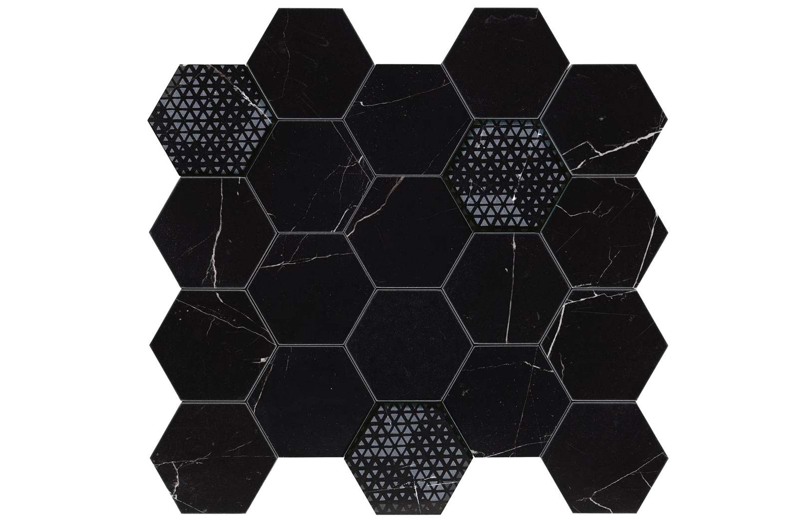 Керамогранит Piemme Ceramiche Majestic Hexagon Royal Nero