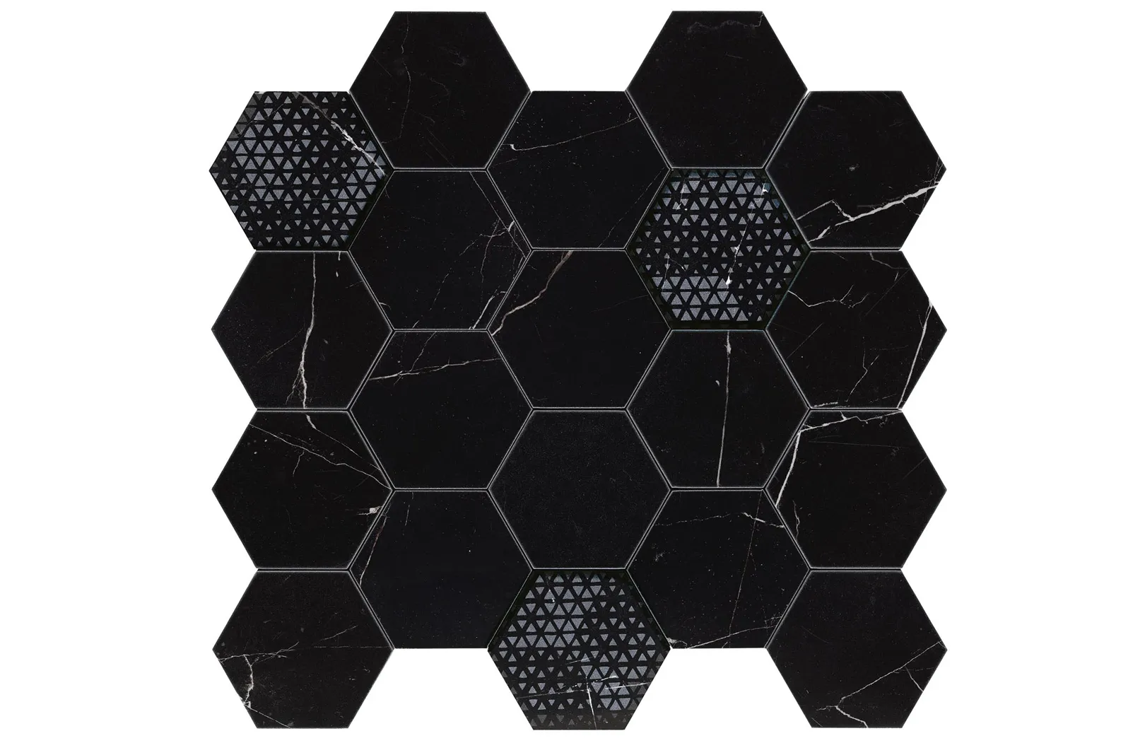 Керамогранит Piemme Ceramiche Majestic Hexagon Royal Nero