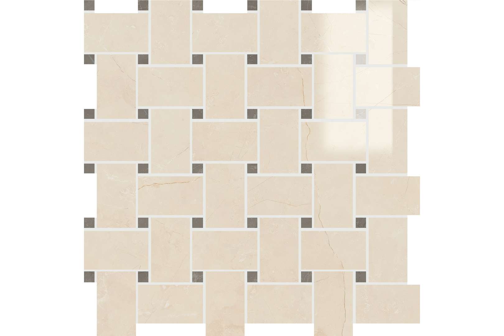 Керамогранит Panaria Trilogy Mosaico 72 Moon Beige Lux 2