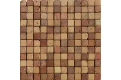 Мрамор Petra Antiqua Mosaici/Mosaics Mosaico 2.5X2.5 Su Rete Rosso As/Rosa Per/Trav/Rosso/Rosal