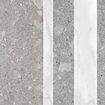 Керамогранит Terratinta Ceramiche Vicentina Cenere Strips C
