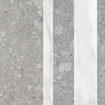 Керамогранит Terratinta Ceramiche Vicentina Cenere Strips C