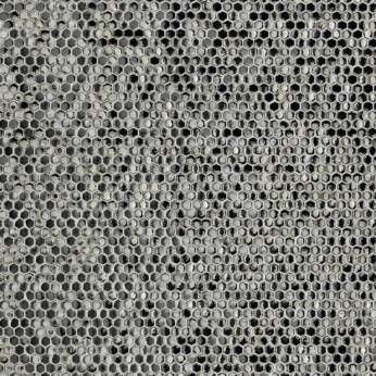 Керамогранит Mutina Phenomenon Honeycomb B Argento Glossy