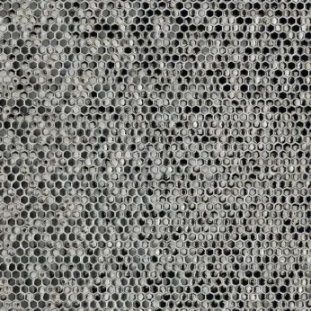 Керамогранит Mutina Phenomenon Honeycomb B Argento Glossy