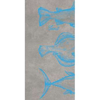 Керамогранит MaxFine by Iris FMG Design Your Slabs Retro Fish Blue