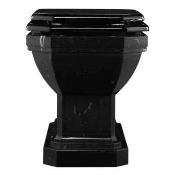 Originali Interni Italiani MICHELANGELO VASO IN MARMO BLACKMOON SC. PAVIMENTO (sedile escluso)