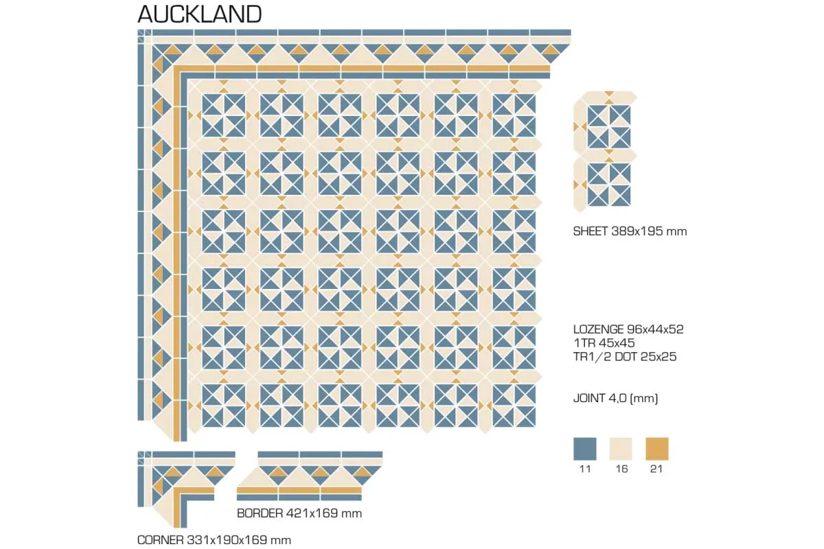 Керамогранит TopCer Victorian Designs Auckland