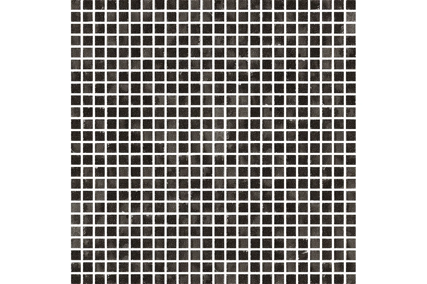 Керамогранит Settecento Nordic Stone Mosaico Musiva Nero Pece 1X1 Su Rete