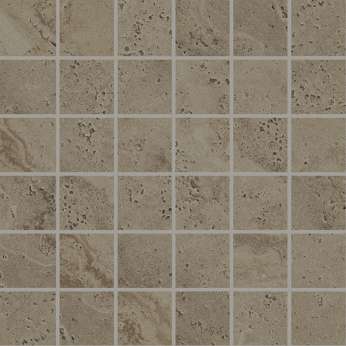 Керамогранит Provenza by Emil Group Unique Travertine Mosaico 5x5 Minimal Choсolate