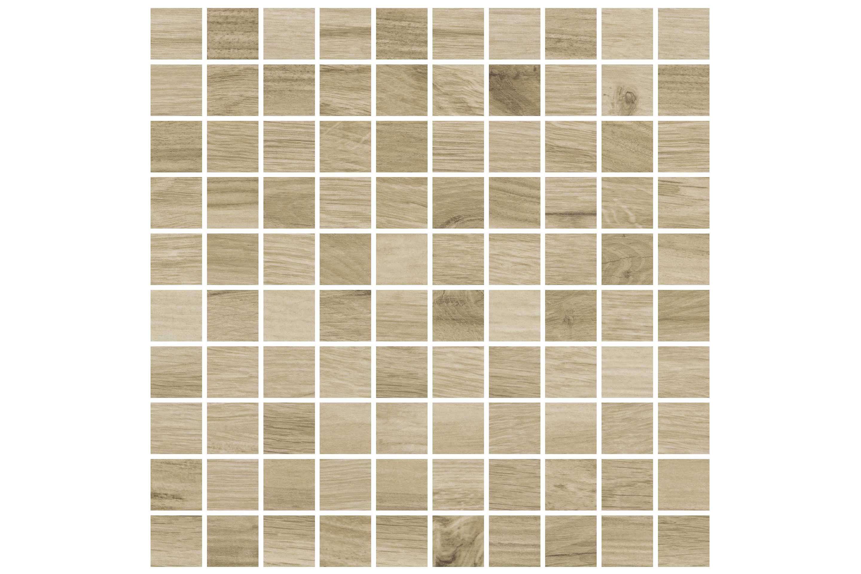 Керамогранит Settecento Plank Mosaico 2.9X2.9 Su Rete