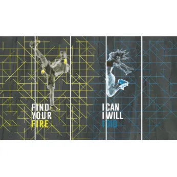 Керамогранит MaxFine by Iris FMG Design Your Slabs Will Yellow & Blue