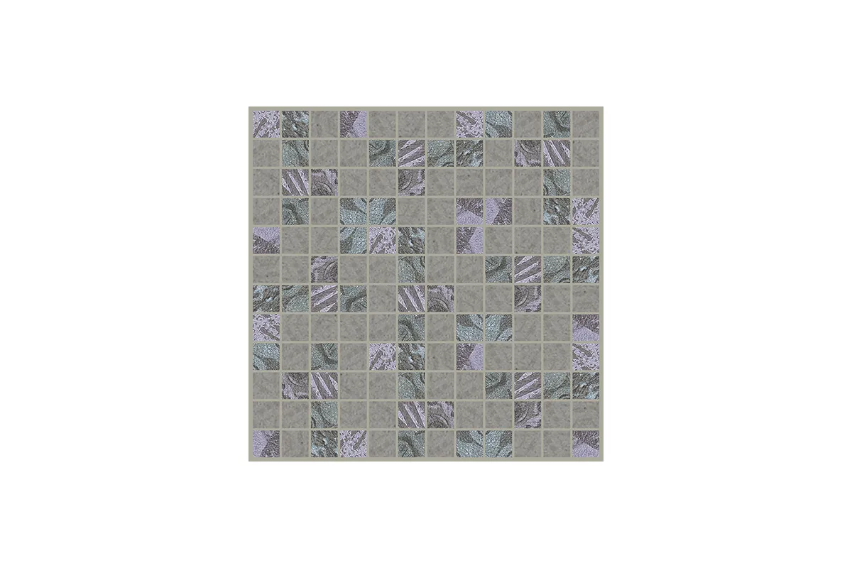 Керамогранит Decoratori Bassanesi Luci di Venezia Intreccio Small Luci-Riflesso-Grey